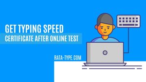 Get Typing Speed Certificate After Online Test